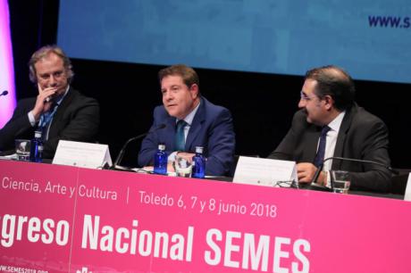 El presidente de Castilla-La Mancha apuesta por seguir mejorando la sanidad pública de la región a través de su modernización y consolidación