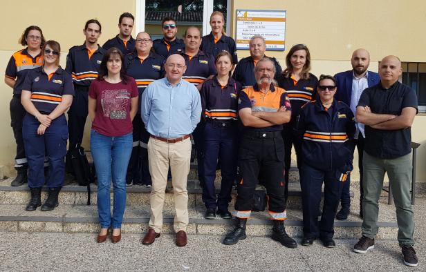 Voluntarios de Protección Civil se forman en un curso sobre logística sanitaria en situaciones de atención a múltiples víctimas y catástrofes