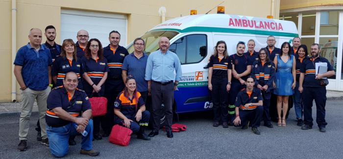 Un total de 45 voluntarios de Protección Civil se forman en los cursos de certificados de profesionalidad en atención y transporte sanitario