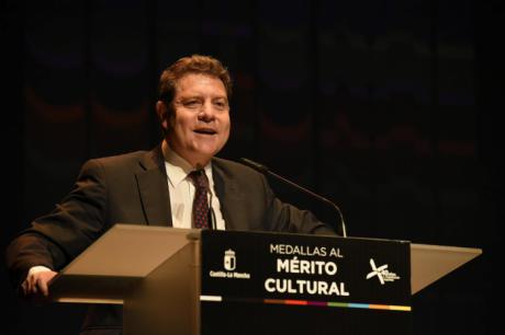 García-Page reconoce a la cultura como uno de los exponentes que más testimonian el avance del país en cuarenta años de democracia