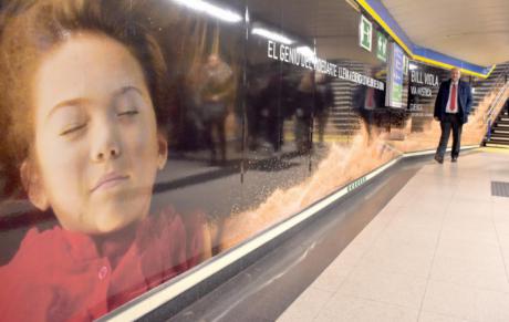 La Junta promociona la exposición de Bill Viola en la estación de Metro de Sol, en Madrid