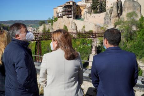 La Junta pone a disposición de Cuenca “los recursos humanos y materiales que sean necesarios” para la recuperación de la calle Canónigos