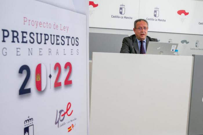 El presupuesto de Castilla-La Mancha para 2022 dará una salida justa a la crisis sin dejar a nadie atrás, reactivará el crecimiento y permitirá reducir la presión fiscal