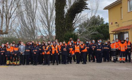 Personal voluntario de Protección Civil mejora su actuación de apoyo logístico en grandes emergencias y su formación básica 