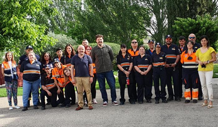 Personal voluntario de Protección Civil recibe formación para saber actuar con personas con discapacidad durante una emergencia