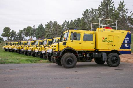 La Junta continua con la renovación de la flota del Plan INFOCAM, recepcionando los últimos camiones con los que refuerza su Dispositivo