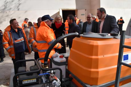 La Junta entrega en 27 municipios de la provincia nuevo material a las agrupaciones de Protección Civil