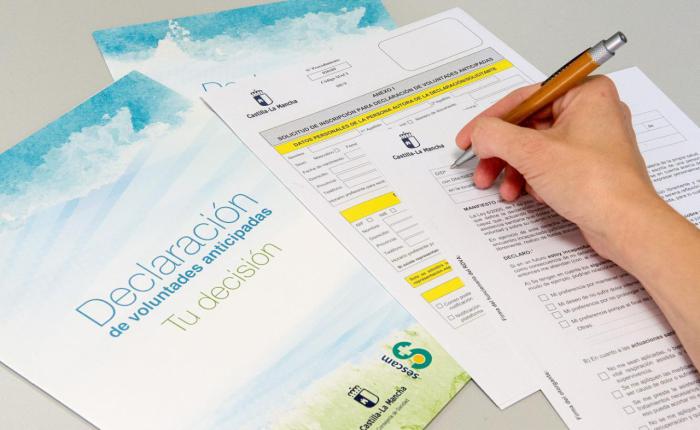 Castilla-La Mancha registró en 2024 la mayor cifra de inscripciones de voluntades anticipadas desde que se puso en funcionamiento el registro