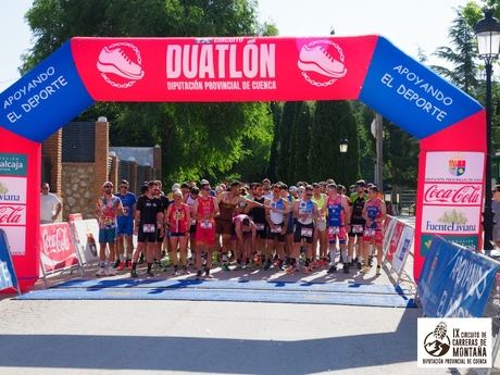 El Duatlón Cross del Queso en Aceite de Villaescusa de Haro vuelve a brillar en el Circuito Diputación con calor, sabor y espectáculo deportivo