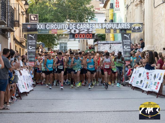 María Jesús Algarra y Andrés Felipe Sarta se imponen en la 50ª edición de la Carrera Popular “Los Sanochaores” de Cardenete