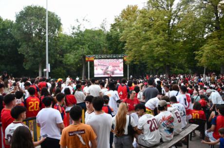 El Parque de Santa Ana volverá a reunir a la afición para la final del Mundial entre España y Argentina