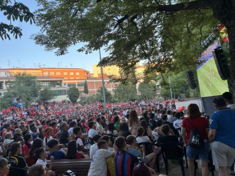 El Parque de Santa Ana acogerá la retransmisión del España-Bélgica en pantalla gigante