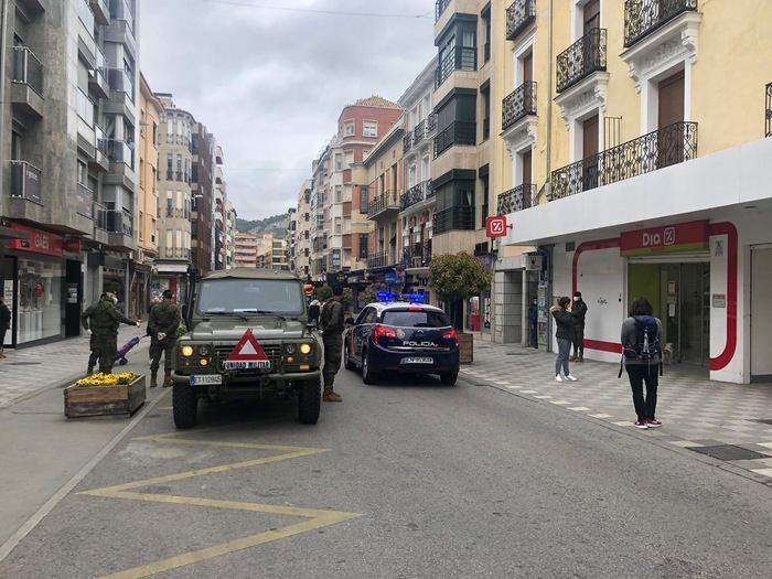Llegan a Cuenca 40 efectivos de la Brigada Paracaidista de Artillería de Madrid para ayudar en las tareas de control de tránsito de personas