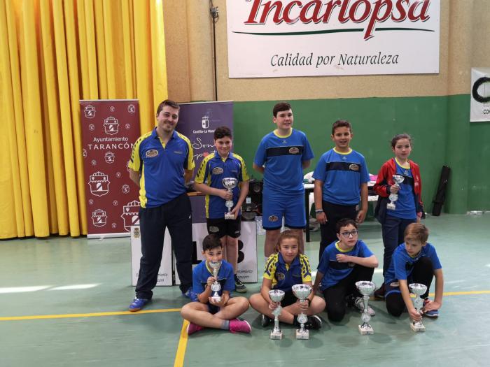 El Club Tenis de Mesa Cuenca consigue unos buenos resultados en el zonal del deporte escolar