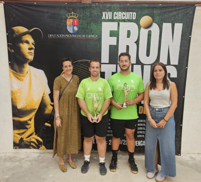 Daniel Martínez y José Chazarra se imponen en el IX Torneo de Frontenis Tierra del Vítor en Horcajo de Santiago