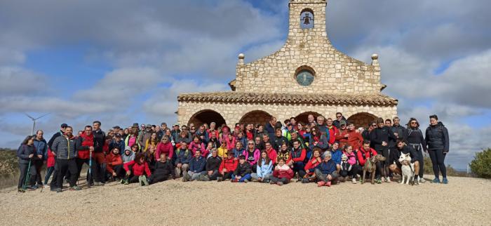 Tébar se vistió de fiesta para la celebración del II Día del Senderista de Cuenca