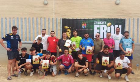 Samuel Carrasco y Diego López se imponen en la reñida final del Circuito de Frontenis en Belmonte