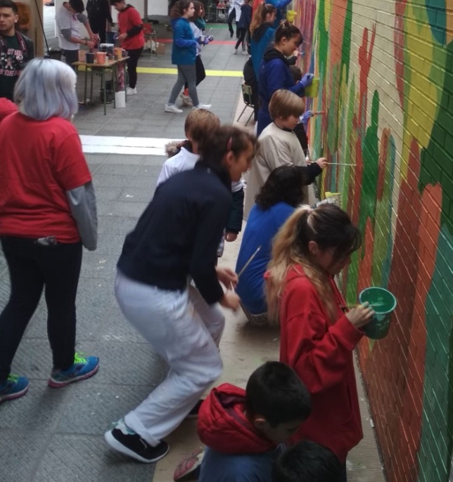 “Crecer con el arte” en el colegio de 'La Paz'
 