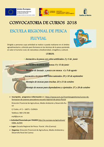 Se ofertan seis cursos gratuitos para los aficionados a la pesca fluvial