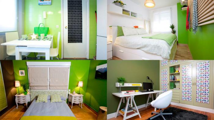 ¿Que transmite el color verde en decoración?