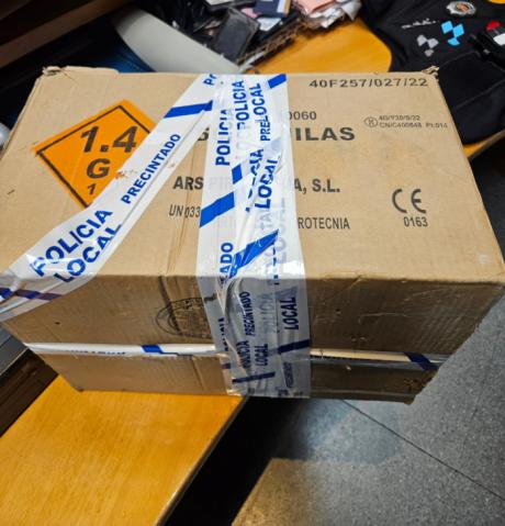 Intervenido material pirotécnico en Cuenca para prevenir su venta o acceso a menores