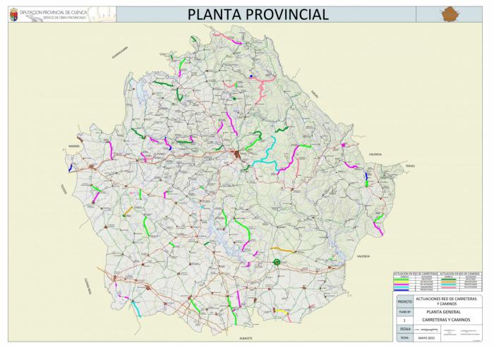 La Diputación mejora 453 kilómetros de carreras y caminos provinciales en los últimos tres años