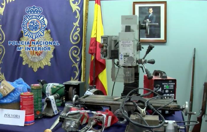 La Policía Nacional desarticula una de las mayores redes criminales dedicada al tráfico ilícito de armas en España