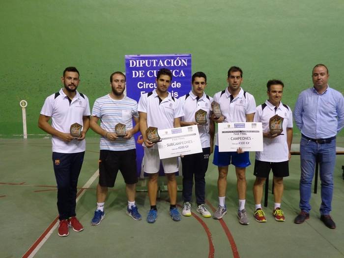 José Manuel Pérez y Christian García se proclamaron campeones del X Circuito Frontenis Diputación de Cuenca