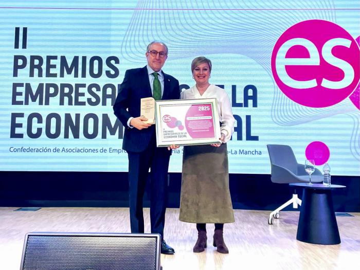 La Fundación Globalcaja, reconocida por su compromiso con la economía social en Castilla-La Mancha