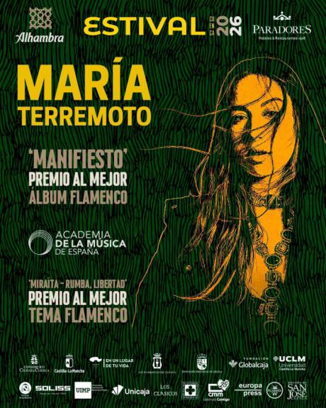 María Terremoto llegará a Estival Cuenca tras ganar dos Premios de la Academia de la Música