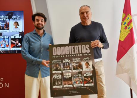 Celtas Cortos, La Pegatina, Marta Santos y Álvaro de Luna protagonizarán las fiestas de Tarancón 2026