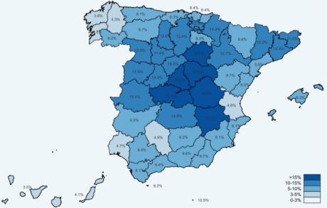Cuenca es la provincia española más golpeada por la Covid-19