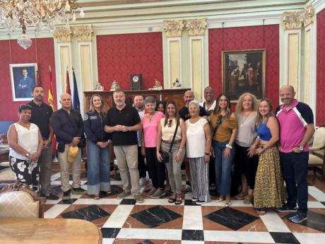 Una delegación de TeleOnce TV visita Cuenca para retransmitir el eclipse al otro lado del Atlántico