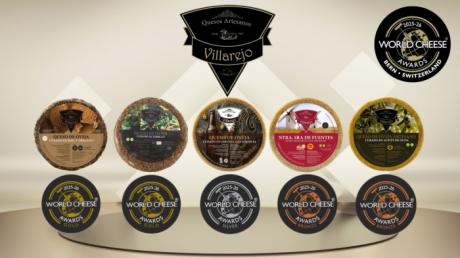 Cinco medallas para Quesos Villarejo en los World Cheese Awards 2025-26