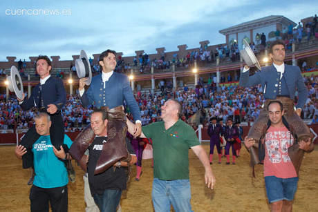 El conquense Sergio Galán marca las diferencias en la de rejones de Fallas