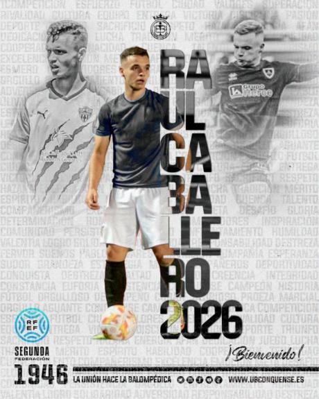 Raúl Caballero se une al Conquense como nuevo delantero estrella