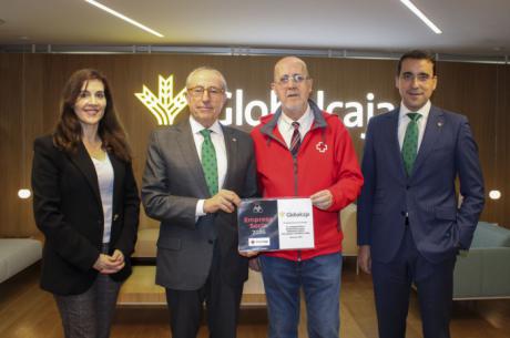Cruz Roja premia el compromiso de Globalcaja con las personas vulnerables