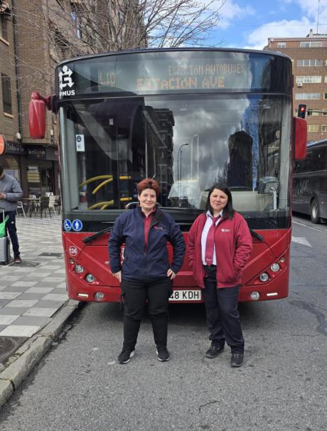 Conductoras de autobús, auxiliares y trabajadoras de Mahle protagonizan el acto del 8M de CCOO Cuenca