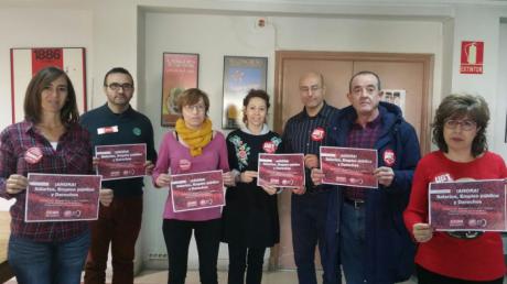 Campaña de CCOO y UGT para reivindicar subidas salariales, empleo público y recuperación de derechos