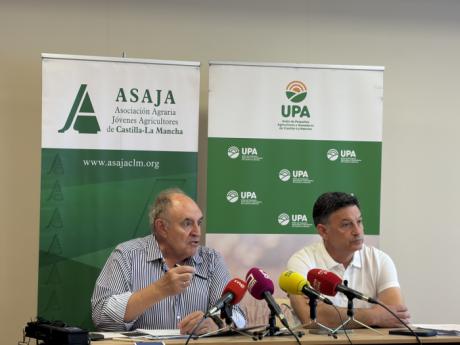 ASAJA y UPA piden unidad en Castilla-La Mancha para frenar los recortes al regadío previstos en la planificación hidrológica