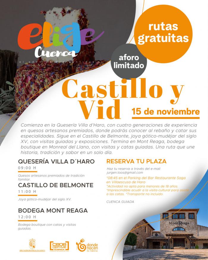Elige Cuenca cierra sus rutas otoñales con una doble propuesta para el 15 de noviembre