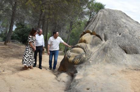 Comienzan las obras del nuevo aparcamiento y punto de información turística de la Ruta de las Caras de Buendía