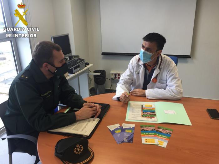 La Guardia Civil refuerza la colaboración y la coordinación con los profesionales sanitarios en Tarancón