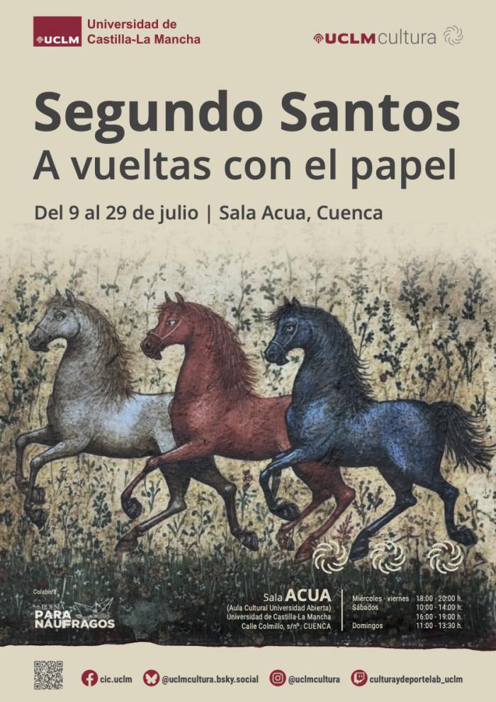 Segundo Santos expone por primera vez su obra artística más personal en la Sala ACUA de Cuenca
