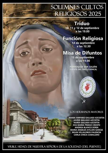 La V. H. de la Soledad del Puente celebra sus Solemnes Cultos en la parroquia de San Julián
 