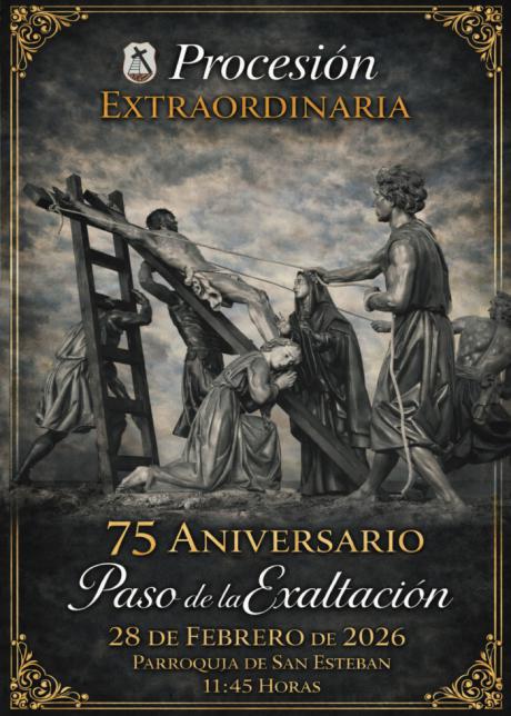 La Hermandad del Cristo del Perdón celebra su 75º aniversario con misa y procesión extraordinaria