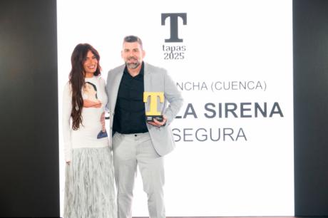 Casa de la Sirena, de Jesús Segura, recibe el Premio T de Tapas al Mejor Proyecto Gastronómico en Castilla-La Mancha