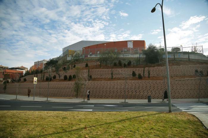 Milagros Tolón visita las obras del talud de la avenida de Irlanda con una inversión de 240.000 euros y más de 350 árboles y arbustos