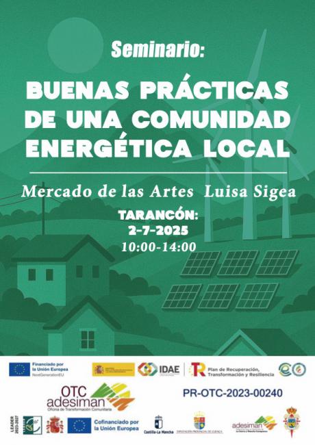 Tarancón acoge un seminario clave sobre Comunidades Energéticas Locales el 2 de julio
