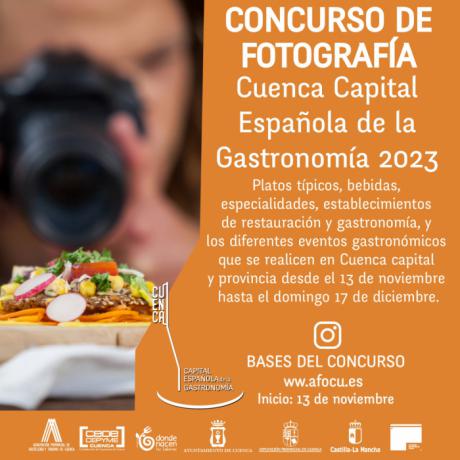 En marcha un concurso de fotografía para celebrar la Capitalidad Española de la Gastronomía 2023 de Cuenca